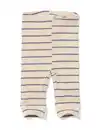 Bild 1 von Newborn-Leggings zum Mitwachsen, gerippt und gestreift ecru