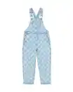Bild 2 von Kinder-Jumpsuit mit Karomuster hellblau