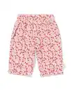 Bild 1 von Newborn-Hose Comfort Fit aus Musselin mit Blumen ecru