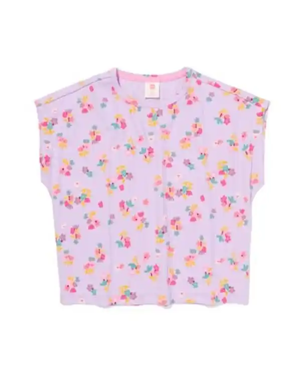 Bild 2 von Kinder-T-Shirt, Blumen helllila