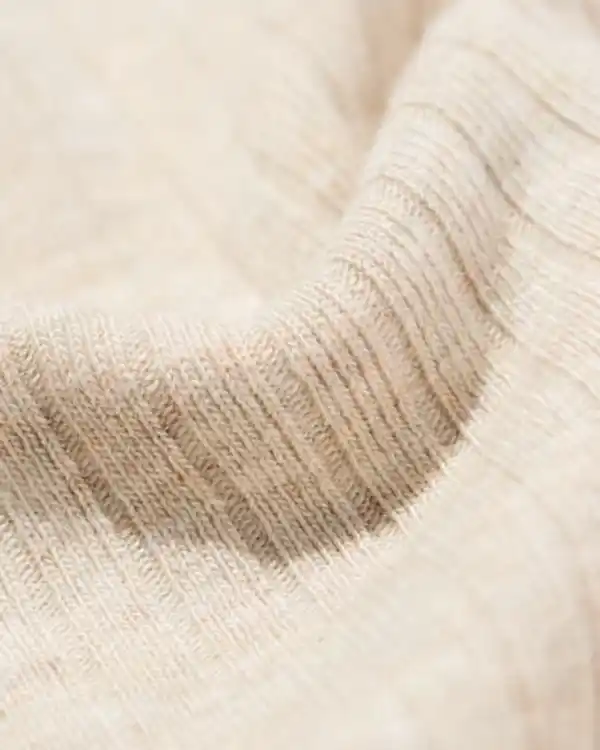 Bild 3 von Newborn-Strampler zum Mitwachsen, LENZING™ ECOVERO™, gerippt sandfarben