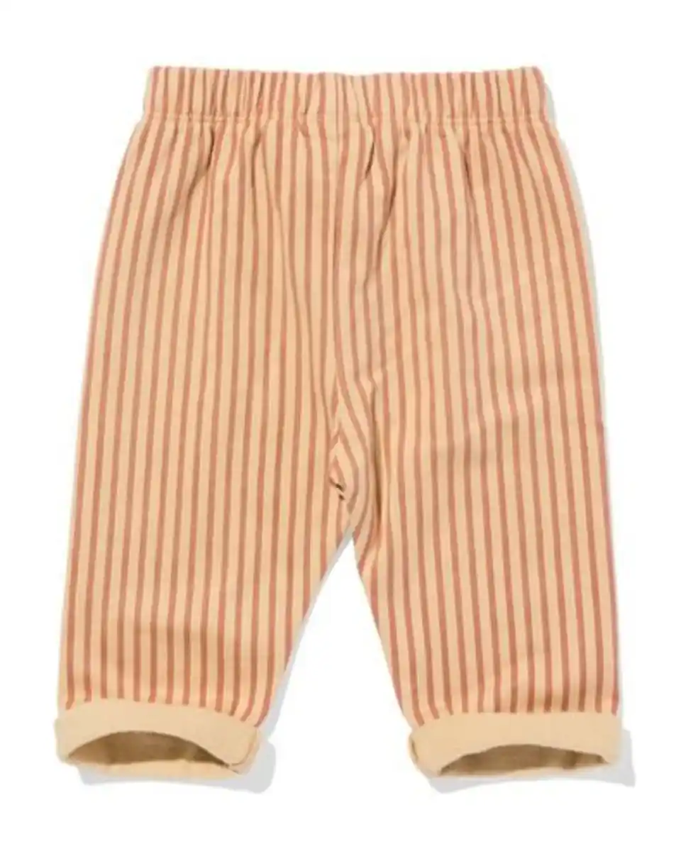 Bild 2 von Baby-Sweathose, bequeme Passform, gestreift braun