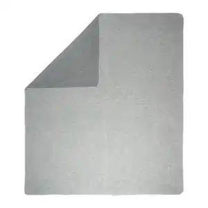 Bio:Vio Wohndecke Leela, Grau, Textil, Streifen, 220x250 cm, Textiles Vertrauen - Oeko-Tex®, Gots, Made in Germany, Oeko-Tex® Standard 100, Oeko-Tex® Made IN Green, Grüner Knopf, Kettelrand, pfle