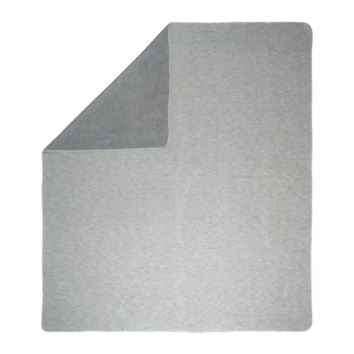 Bild 1 von Bio:Vio Wohndecke Leela, Grau, Textil, Streifen, 220x250 cm, Textiles Vertrauen - Oeko-Tex®, Gots, Made in Germany, Oeko-Tex® Standard 100, Oeko-Tex® Made IN Green, Grüner Knopf, Kettelrand, pfle