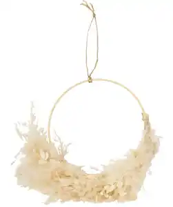 Trockenblumenkranz, naturfarben