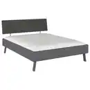 Bild 1 von Carryhome Bett, Grau, Textil, 160x200 cm, Blauer Engel, Goldenes M, Made in Germany, in verschiedenen Größen erhältlich, Schlafzimmer, Betten, Doppelbetten