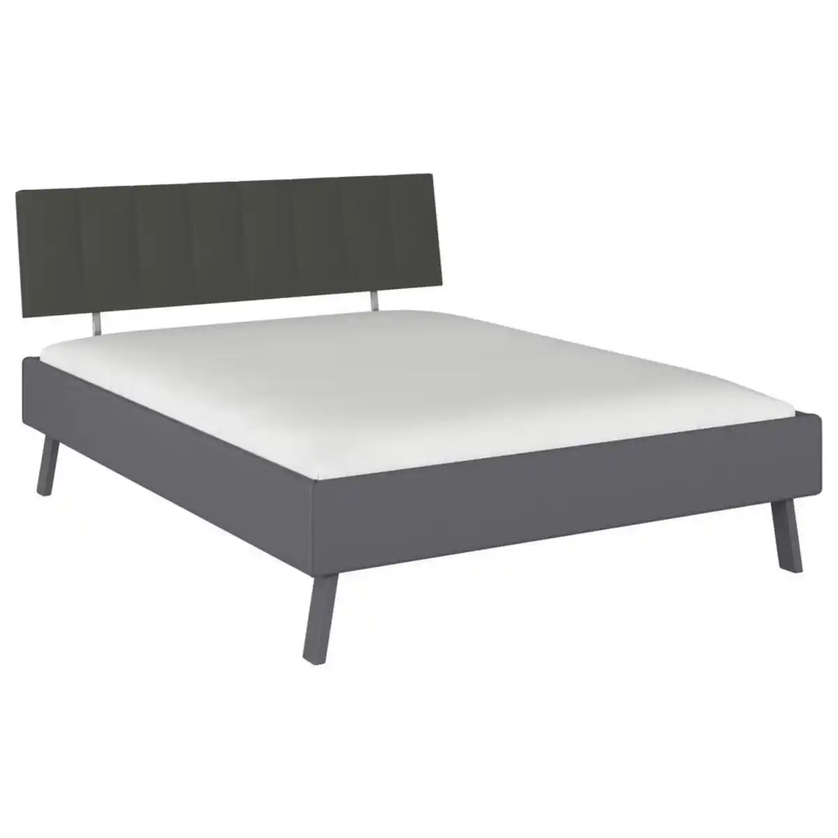 Bild 1 von Carryhome Bett, Grau, Textil, 160x200 cm, Blauer Engel, Goldenes M, Made in Germany, in verschiedenen Größen erhältlich, Schlafzimmer, Betten, Doppelbetten