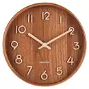Bild 1 von Karlsson Wanduhr Pure, Braun, Holz, Linde, 22x22x4.5 cm, Dekoration, Uhren, Wanduhren