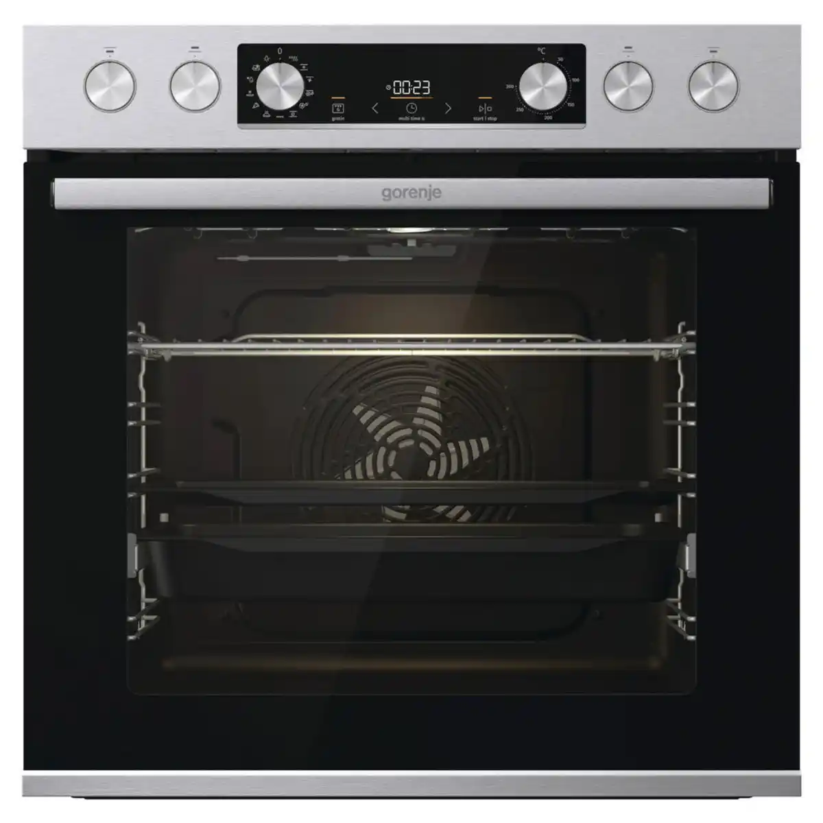 Bild 1 von Gorenje Herdset Essential, Edelstahl, Metall, Glas, A, 59.5x59.5x56.4 cm, Schnellaufheizung, Küchen, Küchenelektrogeräte, Herde, Herd-Sets, A