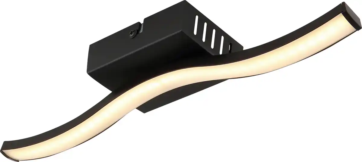 Bild 1 von LED-Deckenleuchte Plop Opal/Schwarz max. 6 Watt Deckenlampe, Opal, Schwarz