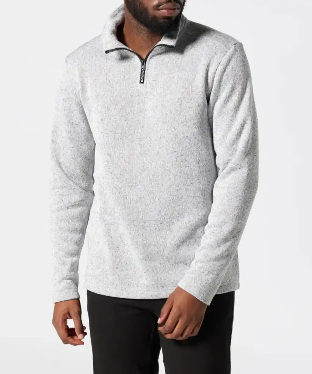 Bild 1 von Stricktroyer, hellgrau melange