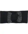 Bild 1 von Strick-Stirnband Knoten, schwarz