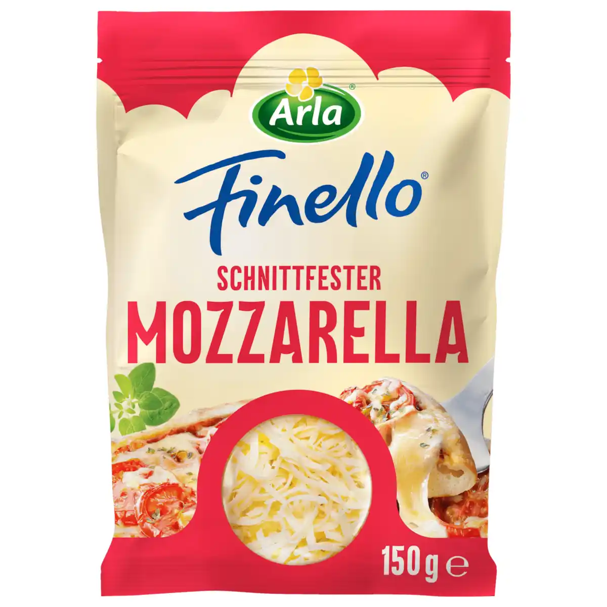 Bild 1 von Arla Finello Pizzakäse gerieben 150g