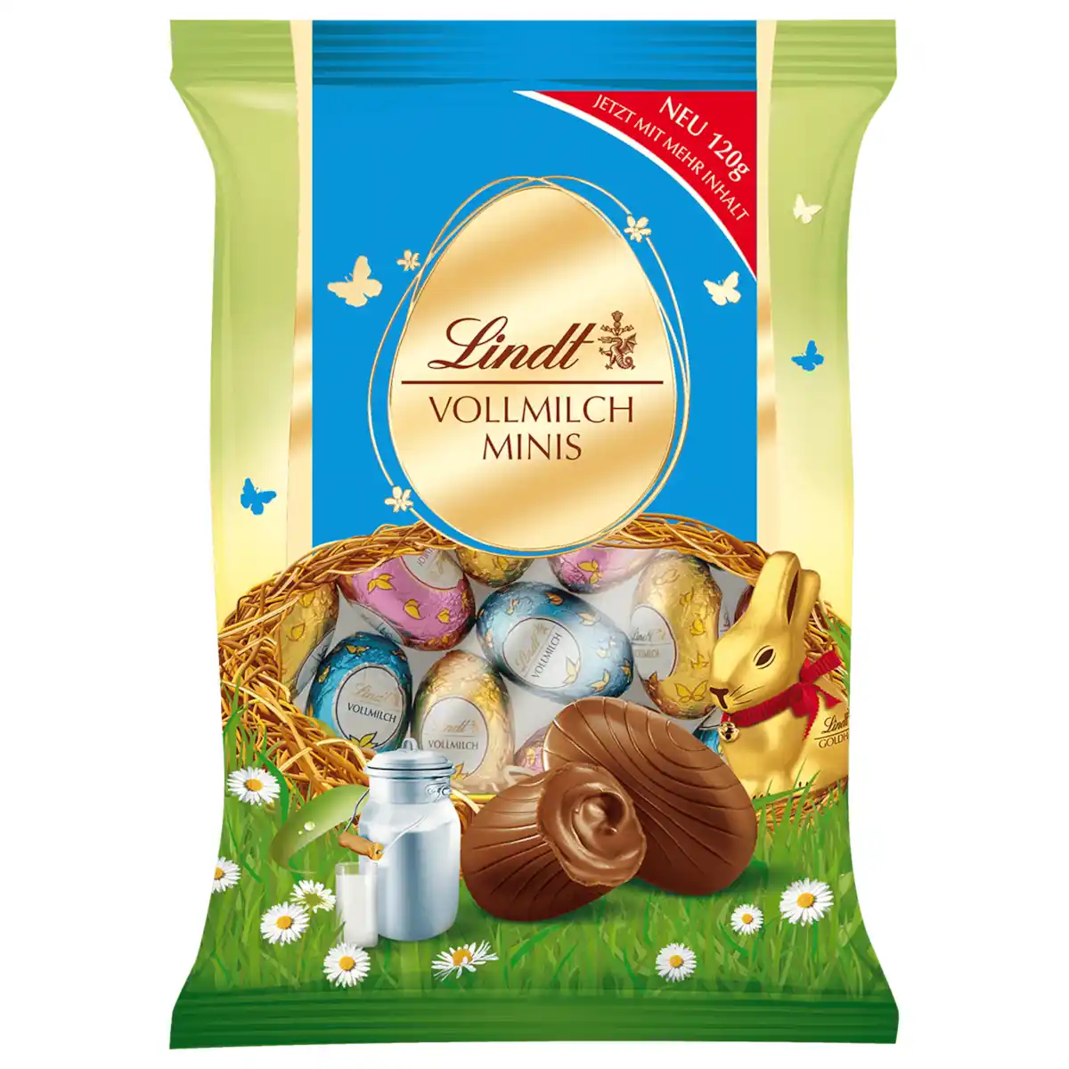 Bild 1 von Lindt Vollmilch Mini Eier 120g