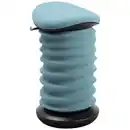 Bild 1 von Topstar Bürohocker, Schwarz, Blaugrau, Kunststoff, Textil, Uni, Bodenplatte, 37.5x53-64x36 cm, Made in Germany, Arbeitszimmer, Bürostühle, Bürohocker