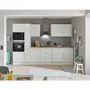 Bild 1 von Mid.you Küchenblock, Weiß, Eiche Artisan, Metall, 3 Schublade(n) Schubladen, seitenverkehrt montierbar, nur wie online abgebildet bestellbar, 310 cm, höhenverstellbare Füße, Küchen, Küchenzeil