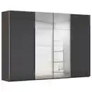 Bild 1 von Novel Schwebetürenschrank Saligo, Graphit, Schwarz, Holzwerkstoff, 8 Fächer, 316x235x68 cm, Blauer Engel, Made in Germany, Beimöbel erhältlich, umfangreiches Zubehör in verschiedenen Größen Ho