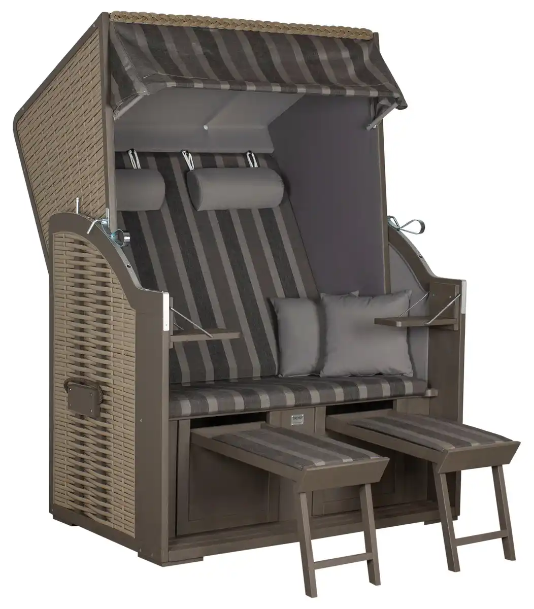 Bild 1 von Strandkorb Compact Grau, Dunkelgrau