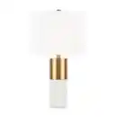 Bild 1 von Tischleuchte Bianco Messingfarben max. 60 Watt, Weiß, Messingfarben