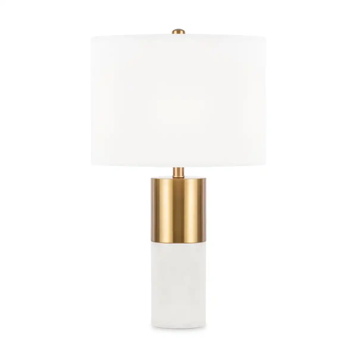 Bild 1 von Tischleuchte Bianco Messingfarben max. 60 Watt, Weiß, Messingfarben