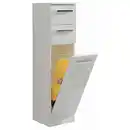 Bild 1 von Carryhome Unterschrank, Weiß, Holzwerkstoff, 2 Schublade(n) Schubladen, 30x119x33 cm, Made in Germany, stehend, Badezimmer, Badezimmerschränke, Bad Unterschränke