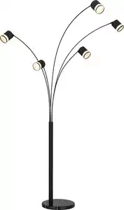 Stehleuchte Linoa Schwarz max. 7 Watt, Schwarz