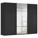 Bild 1 von Novel Schwebetürenschrank Covalo, Schwarz, Metall, 9 Fächer, 271x223x68 cm, Blauer Engel, Goldenes M, BQ - Bündnis für Qualität, Made in Germany, Typenauswahl, umfangreiches Zubehör erhältlich