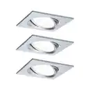 Bild 1 von LED-Deckenleuchte Nova max. 3x 6,5 Watt, 3-teilig Deckenlampe, Alufarben