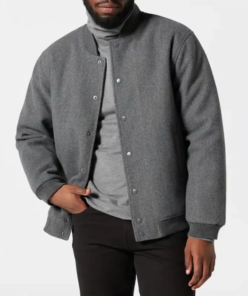 Bild 1 von Jacke in Wolloptik, grau