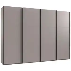 Mid.you Schwebetürenschrank Wimex Level 36A, Sahara, Metall, 3 Fächer, 300x216x65 cm, BQ - Bündnis für Qualität, Made in Germany, DIN EN ISO 9001,  umfangreiches Zubehör erhältlich, in verschi