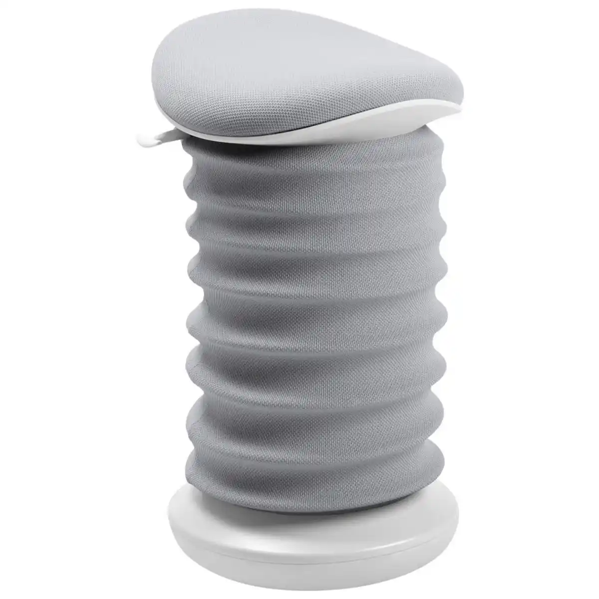 Bild 1 von Topstar Bürohocker, Weiß, Grauweiß, Kunststoff, Textil, Uni, Bodenplatte, 37.5x53-64x36 cm, Made in Germany, Arbeitszimmer, Bürostühle, Bürohocker