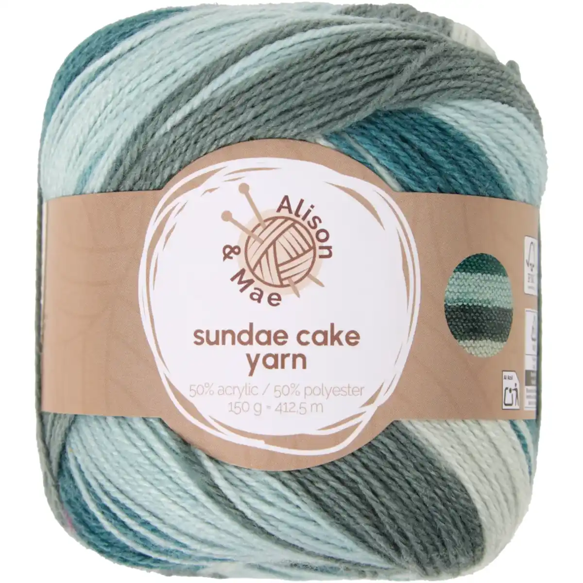 Bild 1 von Alison & Mae Sundae-Cake-Garn