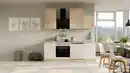 Bild 1 von Küchenblock Samoa Weiß/Eichefarben mit Geräten, Weiß, Sonoma Eiche