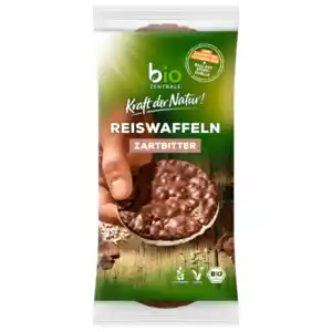 Biozentrale Bio Reiswaffeln Zartbitterschokolade 100g
