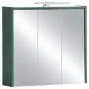 Bild 1 von Mid.you Spiegelschrank Lovis SPS 650, Dunkelgrün, Holzwerkstoff, 6 Fächer, F, 65.0x62.7x16.0 cm, Made in Germany, Badezimmer, Badezimmerspiegel, Spiegelschränke, F