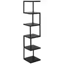 Bild 1 von Carryhome Regal, Schwarz, Metall, 6 Fächer, 25x119x25 cm, stehend, in verschiedenen Größen erhältlich, Wohnzimmer, Regale, Bücherregale