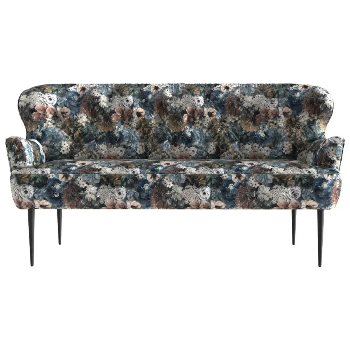 Bild 1 von Cantus Sofa, Blau, Rosa, Beige, Textil, Rose, 3-Sitzer, 193x97x87 cm, Made in EU, Rücken echt, Wohnzimmer, Sofas & Couches, Sofas