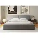 Bild 1 von Boxxx Polsterbett, Anthrazit, Holz, Metall, Birke, 140x200 cm, gepolstertes Kopfteil, in verschiedenen Größen erhältlich, Schlafzimmer, Betten, Polsterbetten