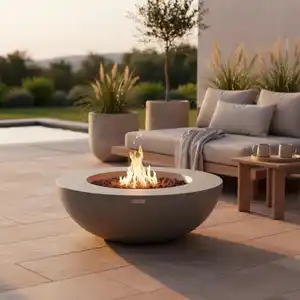 Feuerstelle Lunar Hellgrau, Hellgrau