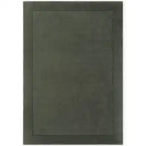 Villeroy & Boch Wollteppich Kollektion 1812, Grau, Textil, Bordüre, rechteckig, 80x150 cm, für Fußbodenheizung geeignet, in verschiedenen Größen erhältlich, pflegeleicht, strapazierfähig, Tepp