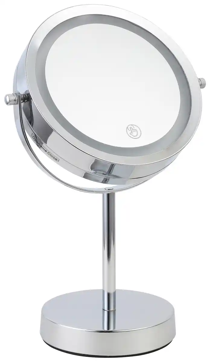 Bild 1 von Leuchtenspiegel Mirri in Chromfarben, Chromfarben