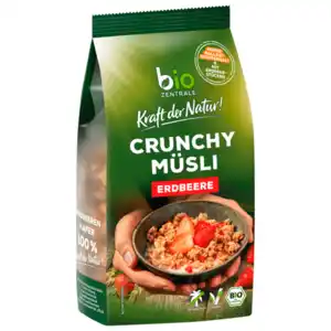Biozentrale Bio Crunchy Müsli Erdbeeren 375g