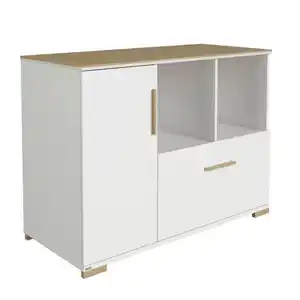 Paidi Kommode Enie, Weiß, Holz, Eiche, massiv, 1 Fächer, 1 Schublade(n) Schubladen, 92.10x55.60x123.50 cm, Blauer Engel, Wohnzimmer, Kommoden & Sideboards, Kommoden