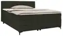 Bild 1 von Boxspringbett Bari Grün/Schwarz ca. 200x200cm, Grün