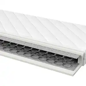 Boxxx Federkernmatratze, Weiß, Textil, H2, rechteckig, 80x200 cm, Oeko-Tex® Standard 100, Bezug abnehmbar/waschbar, alternative Größen erhältlich, Schlafzimmer