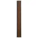 Bild 1 von Valnatura Garderobenpaneel, Anthrazit, Eiche, Holz, Metall, Kerneiche, vollmassiv, 20x174x8 cm, Goldenes M, Kleiderstange, Holzmöbel, Garderoben Holz, Garderobenpaneele Holz