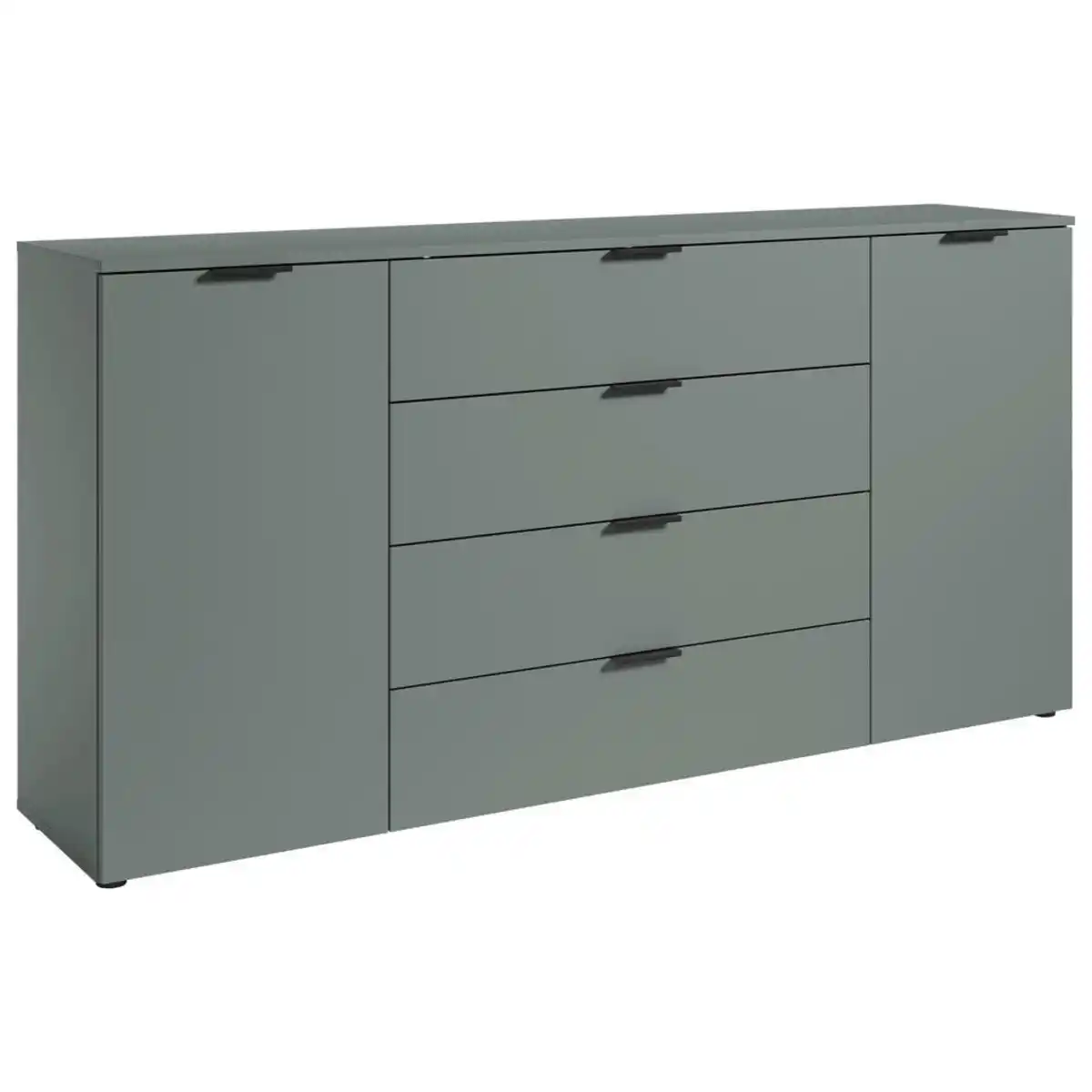 Bild 1 von Carryhome Sideboard, Salbeigrün, Kunststoff, 2 Fächer, 4 Schublade(n) Schubladen, 180x90x40 cm, Typenauswahl, Beimöbel erhältlich, Wohnzimmer, Kommoden & Sideboards, Sideboards