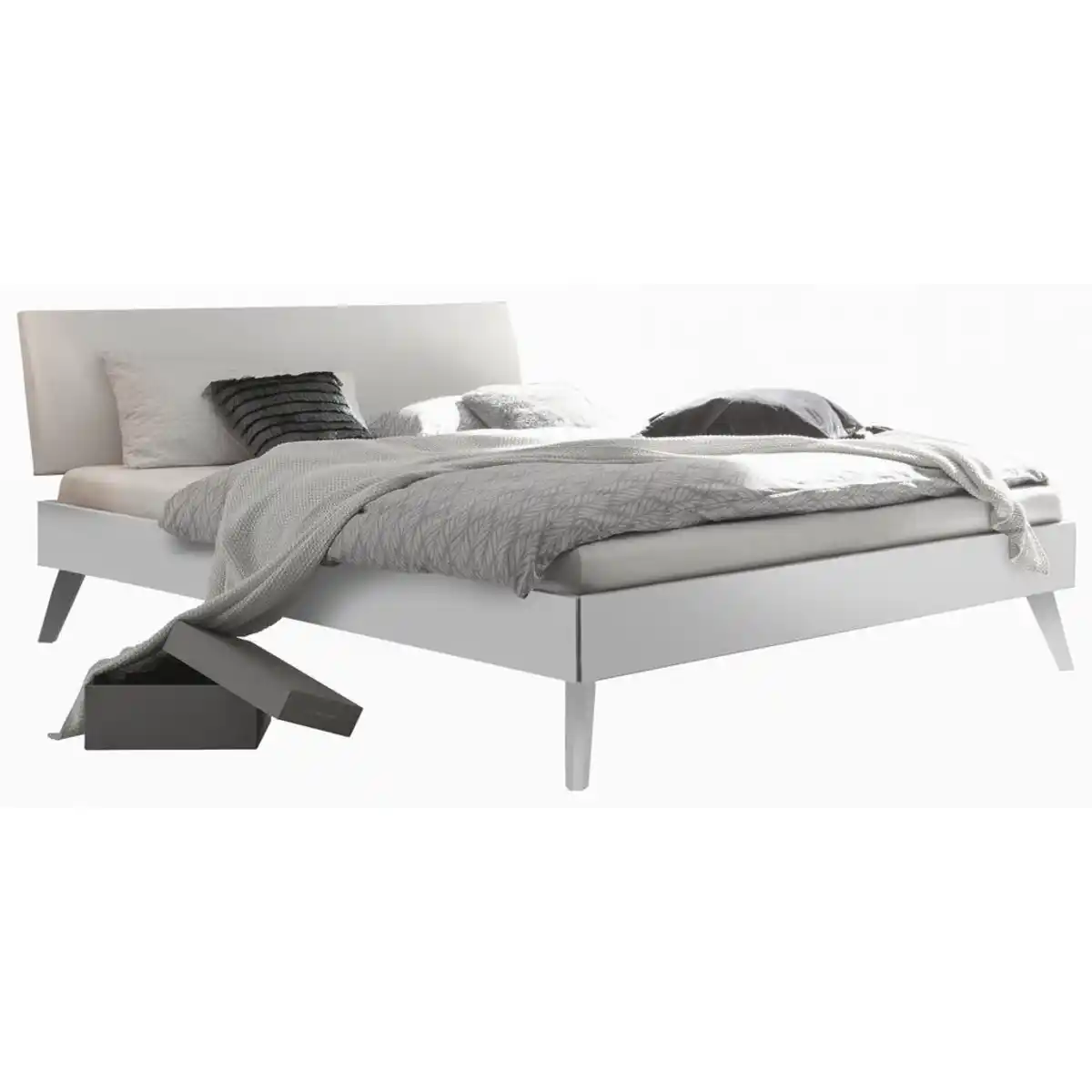 Bild 1 von Hasena Bett, Weiß, 90x200 cm, Über- und Sondergrößen erhältlich, in verschiedenen Holzarten Größen erhältlich, Schlafzimmer, Betten, Einzelbetten