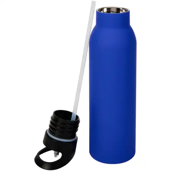 Bild 2 von Edelstahl-Trinkflasche mit Trinkhalm