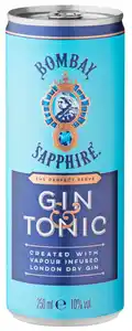 BOMBAY Gin & Tonic, 0,25-l-Dose